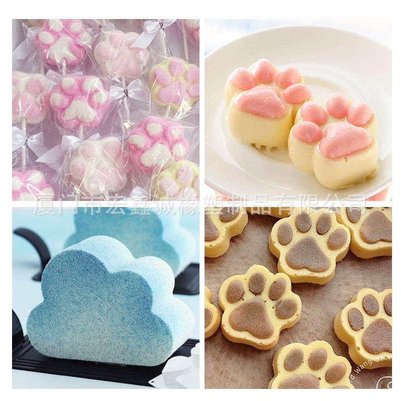 Acrylic geometric cartoon silicone mold, DIY, cloud