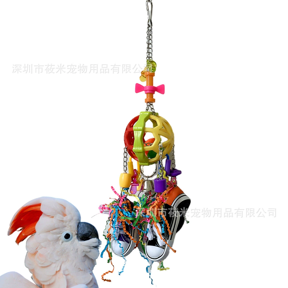 Средний и большой Попугай мягкий резиновый шарик грызающий шлифовальный рот игрушка парусиновая обувь бумажная шелковая соска снимающая разрыв душная игрушка