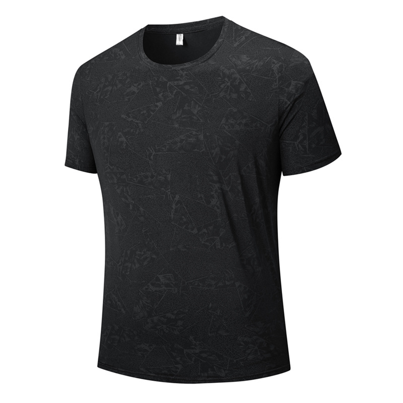 Camiseta deportiva ligera y delgada de secado rápido para hombres pareja de mangas cortas antiarrugas transpirable acondicionamiento físico media manga al aire libre
