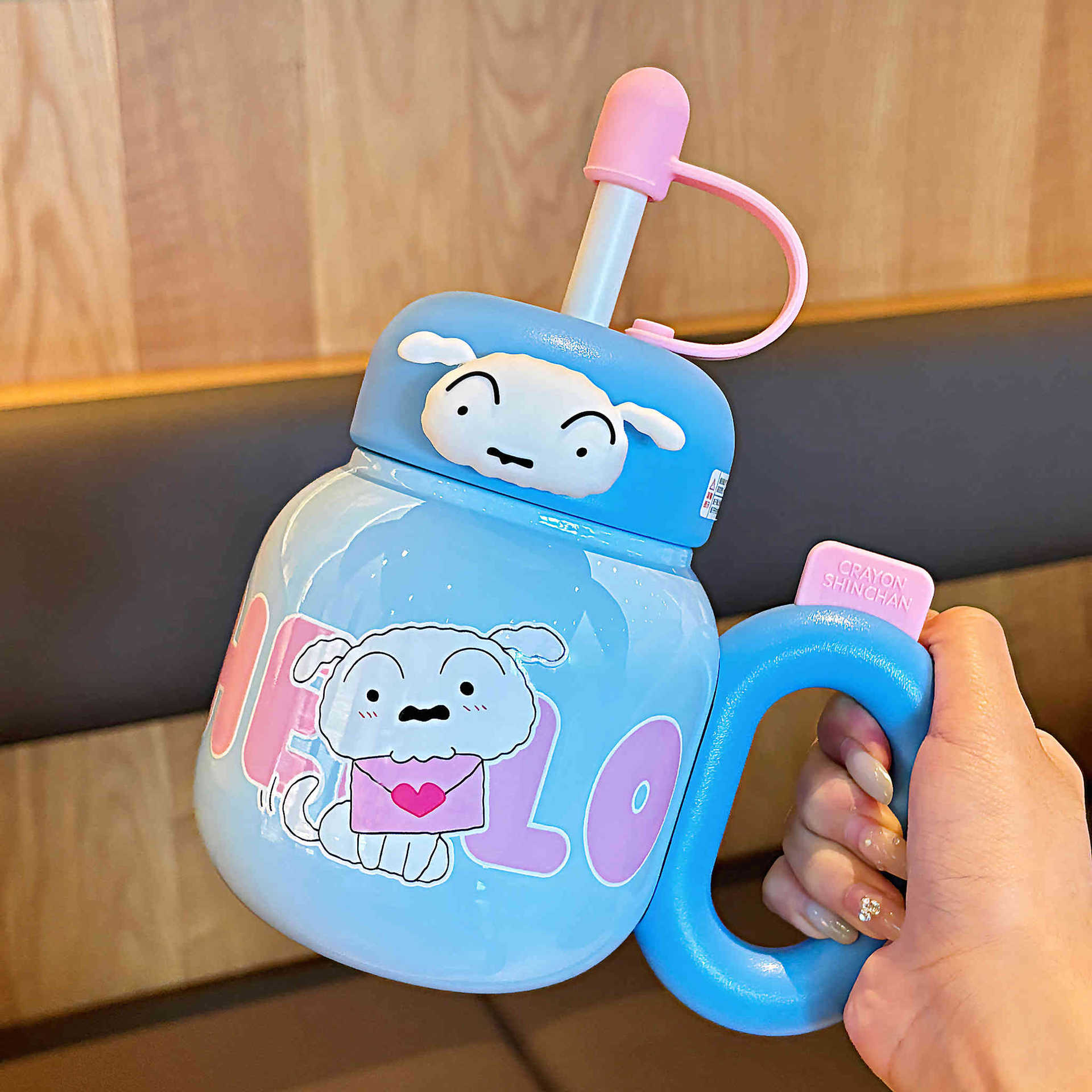 Crayón pequeño nuevo 316 taza de acero inoxidable con mango de aislamiento térmico de aislamiento frío de hielo taza 2025 nuevo