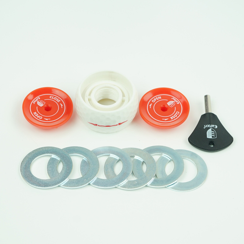 Golf ajustable putter práctica pelota de golf pelota plana Golf neumático pelota putter práctica pelota