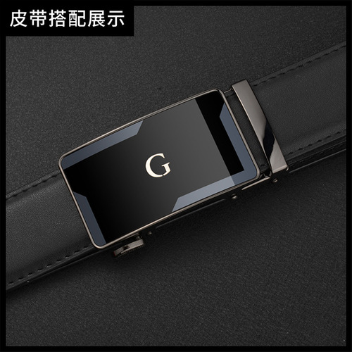 Mirror Surface Zinc Alloy Men's Automatic Belt Buckle Business Belt Buckle Head Direct Manufacturer Wholesale Leather Belt Tip