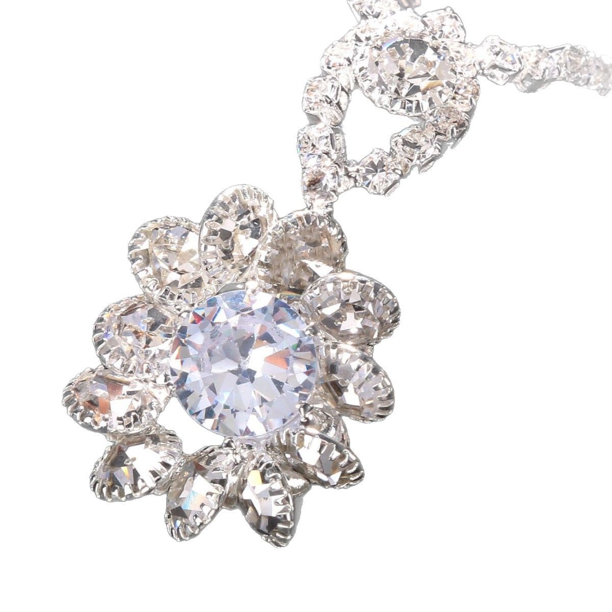 Comercio exterior exquisita joyería nupcial de dos piezas vestido accesorios de las mujeres del todo-fósforo collar de flores traje conjunto de joyas