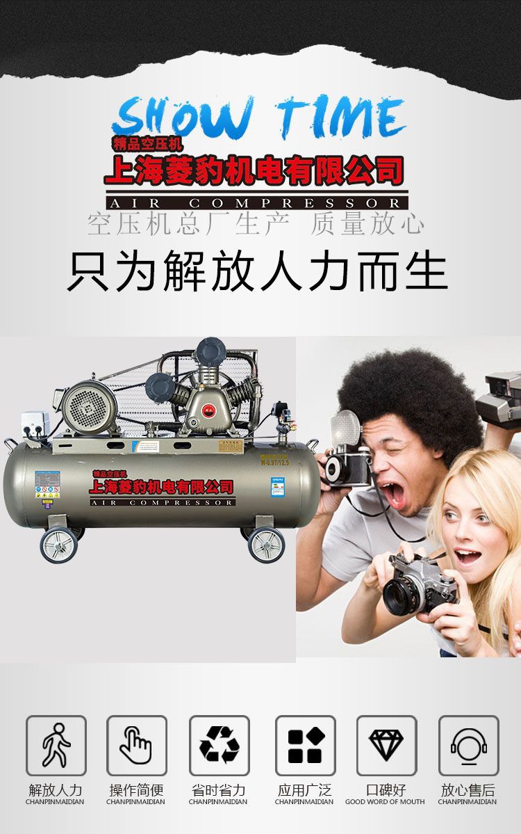 Shanghai Air Compressor Air Compressor High Power Air Pump Industrial Grade 380V Large Air Compressor Air Pump