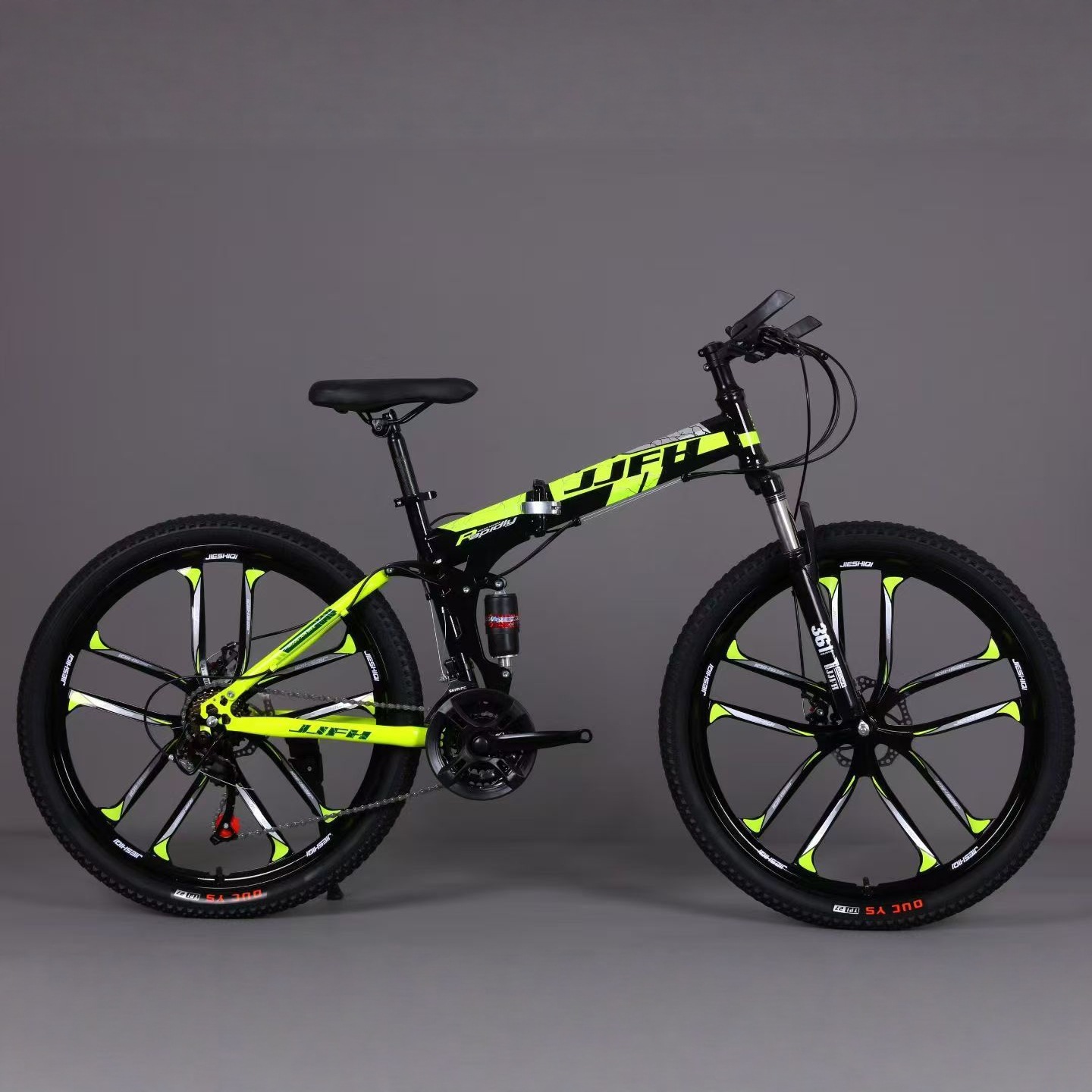 Land Rover bicicletas plegables de montaña para hombres y mujeres amortiguadores de goma de goma bicicletas para adultos estudiantes de bicicleta de montaña carretera cruzada image 3