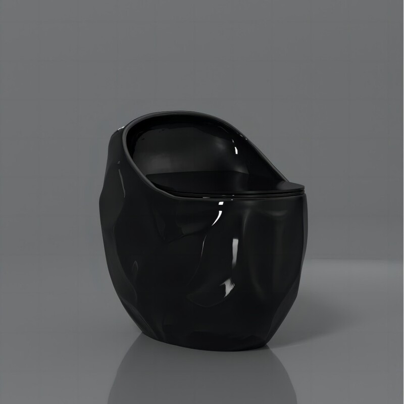 クリエイティブレリーフカラーセラミック便器超旋風サイフォン式静音便器便器家庭用便器外ピン|undefined