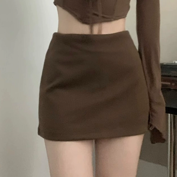 Brown skirt