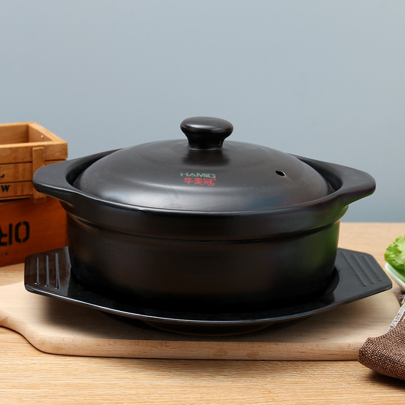 砂锅米线专用砂锅商用麻辣烫明火耐高温炖锅土豆粉丝煲家用干烧小