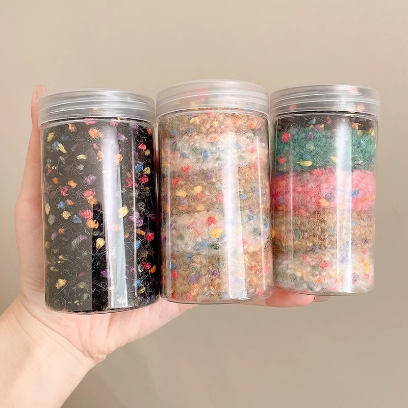 Caja alta cola de caballo cuerda para el cabello niña 2024 nuevo estilo de alta calidad cabeza de amarre de alta elasticidad banda de goma duradera anillo para el cabello tocado