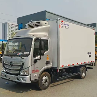 欧马可欧康158马力4米2冷藏货厢上蓝牌福田冷冻车