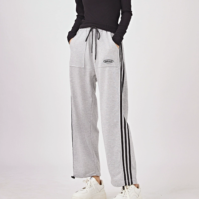 Extra large autumn trousers for leisure, plus size, for running
