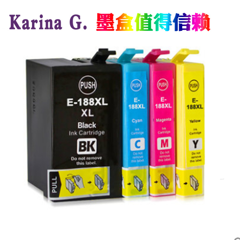 适用于爱普生WF-7111 WF3641 WF-7621 7611打印机墨盒T1881 188XL