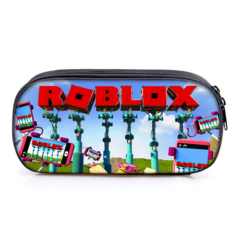 新品ファッション小中学生ペンポーチ男の子女の子robloxファッション漫画ペンポーチ大容量文房具ケース|undefined