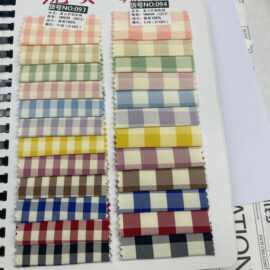 春夏色织新品复古朝阳格男女童装衬衫连衣裙吊带鞋材裤料