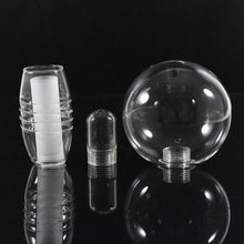 创意透明玻璃工艺品现货  高硼硅玻璃灯饰吊件