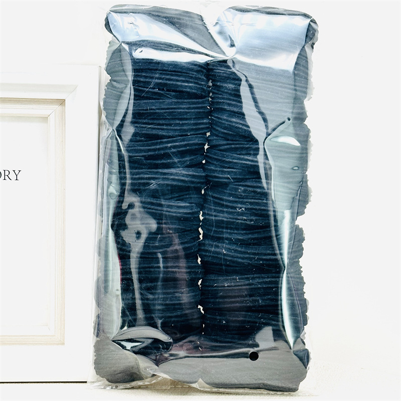 Estilo coreano accesorios para el cabello rentable etiqueta simple cuerda de pelo 5 tarjetas gran cuerda de pelo sin costura 2 yuanes tienda tocado