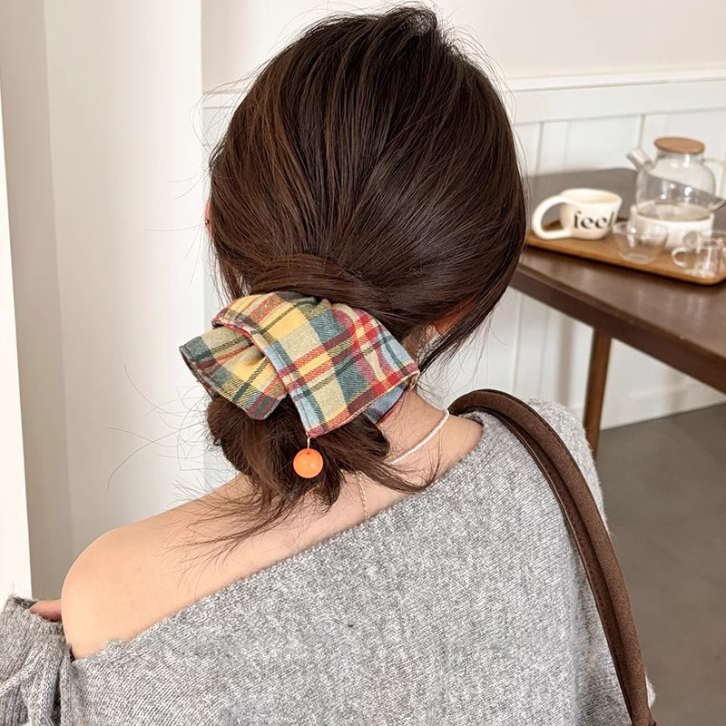 Cuadrado anillo de cabello de intestino grueso para mujeres toallas cuadradas para el cabello 2025 nuevo otoño y invierno de alta sensibilidad para el cabello de correa