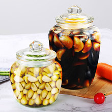 腊八蒜密封罐家用玻璃食品级瓶子泡菜罐容器腌制罐带盖收纳储存罐