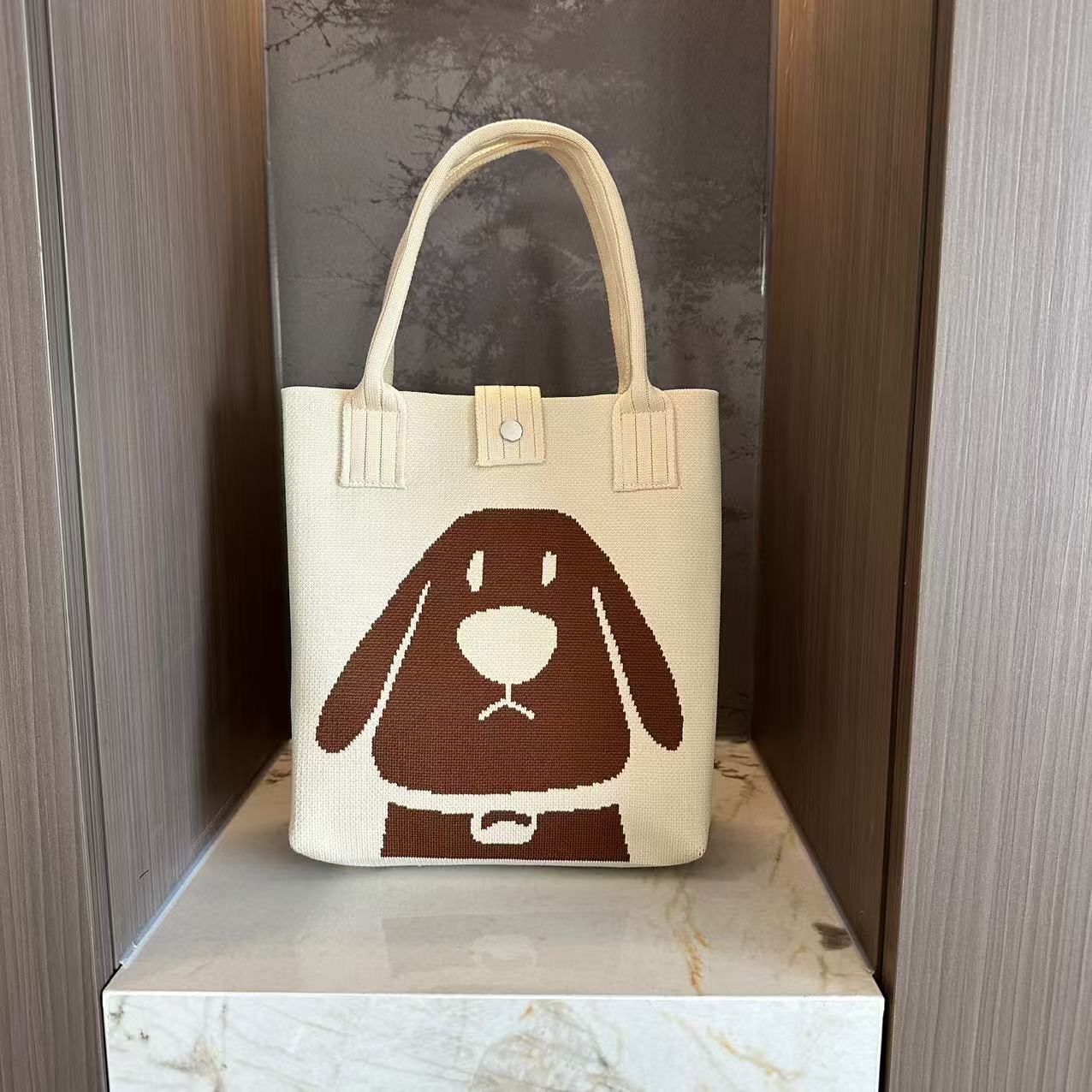 Catuones lindas bolsas de punto bolsas de almacenamiento de viaje pequeño portátil hombro único oblicuo bolsas de teléfono móvil bolsas de mano de mujer versátiles