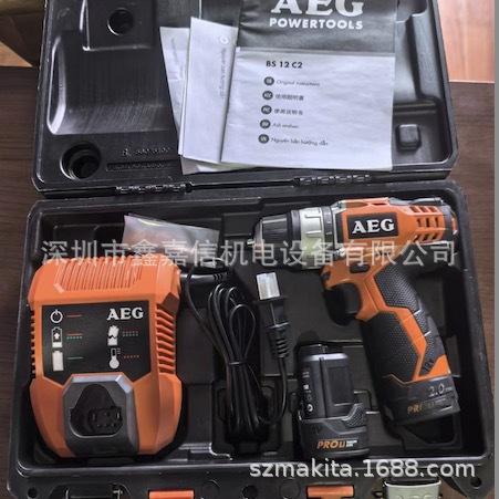 BS12C2LI 现货 批发德国 AEG 充电起子电钻 BS12C2LI
