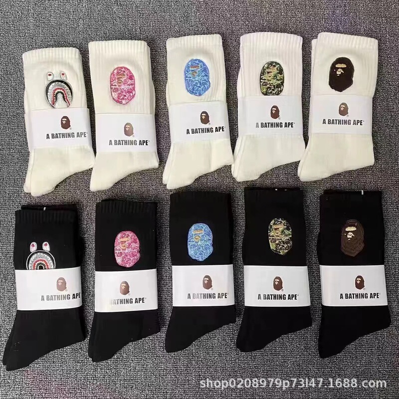 Ape Head Towel Socks Trendy High-Tube Cotton Socks Sweat-Absorbing White Socks Solid Color Mid-Tube Thick Socks Unisex Sports Fashion Ape Head Towel Socks Trendy High-Tube Cotton Socks Sweat-Absorbing White Socks Solid Color Mid-Tube Thick Socks Unisex Sports Fashion