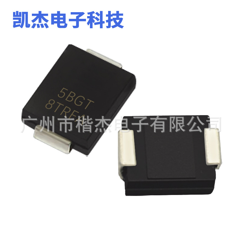 5.0SMDJ78CA贴片TVS管 5000W双向瞬态抑制二极管 SMC封装瞬变管