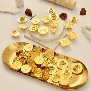 New fire paint seal head alloy seal head full set of accessories wholesale special-shaped retro cute high quality seal head