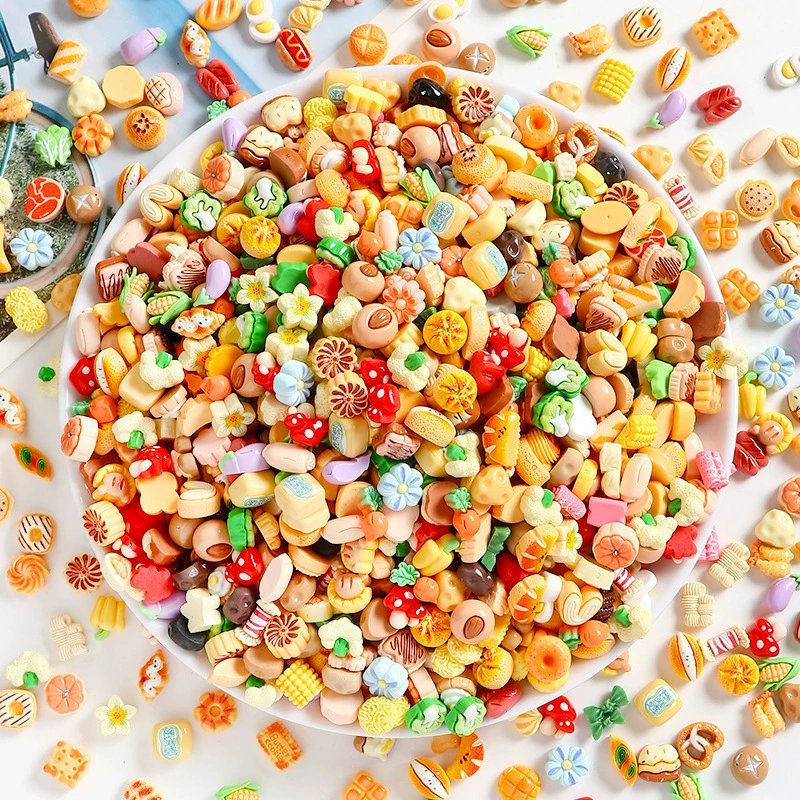 Миниатюрная искусственная овощная еда, игрушка для самостоятельного изготовления, клей для крема, чехол для телефона, заколка для волос, веревка, отверстие для обуви, нашивка для кружки с водой