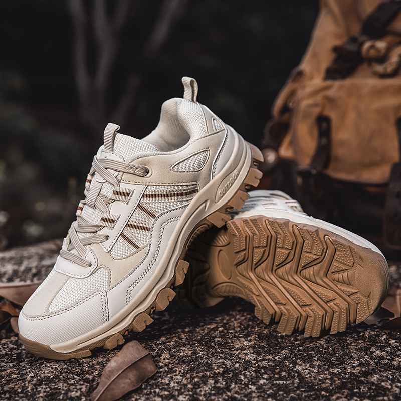 Bottes militaires, antidérapantes, basses, confortables, pour la randonnée et le combat, style couple_voghion.com