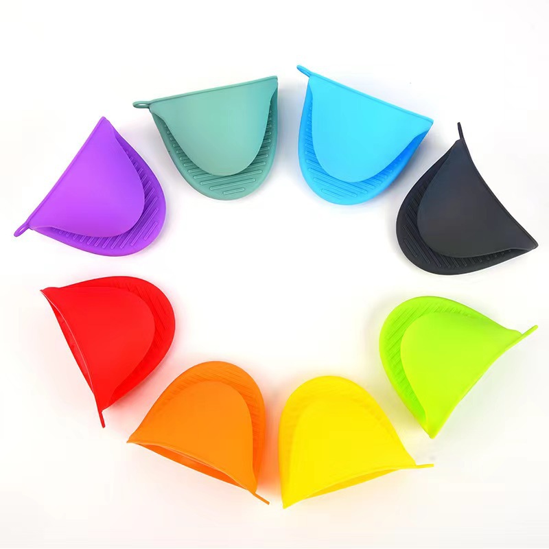 Horno de microondas de silicona guantes de aislamiento térmico silicona anti-escaldado clip de mano FDA suministros de cocina herramientas para hornear