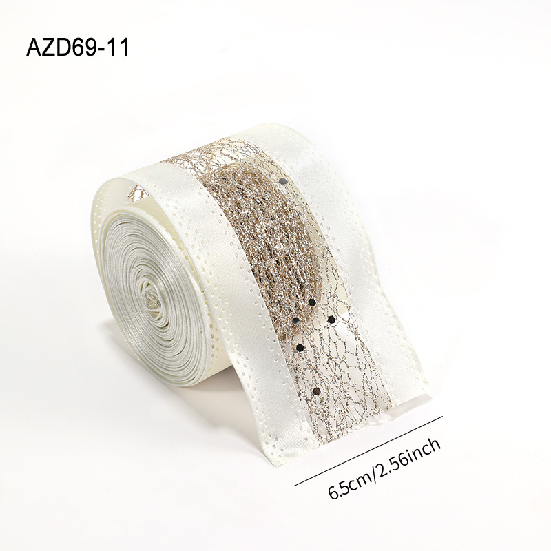 6.3CM Cinturón de banda perforado / 2m