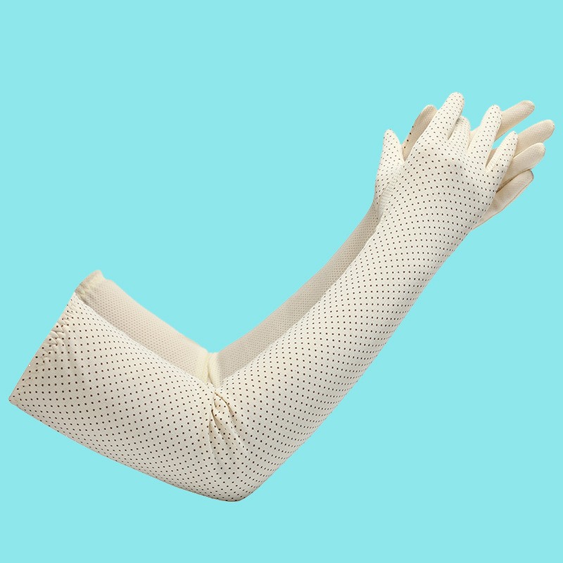 Guantes de protección solar verano alargado protección del brazo verano de las mujeres protección UV manga larga de hielo para mujer