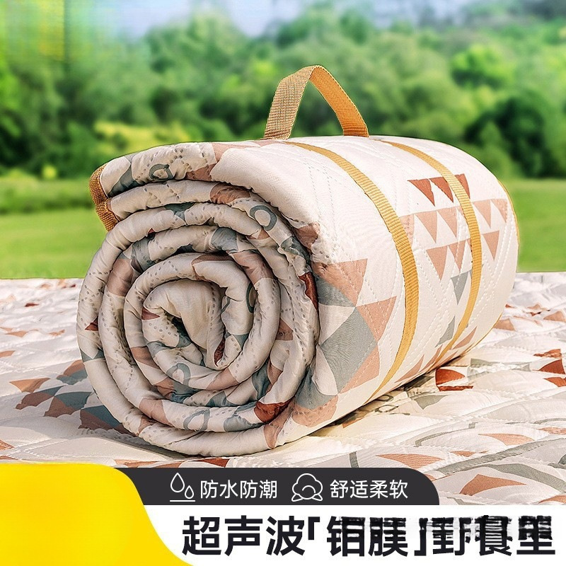 피크닉 매트, 방습 매트, 두꺼운 야외 바닥 매트, 캠핑 텐트 내부 매트, 휴대용 방수 해변 접이식 피크닉 쿠션