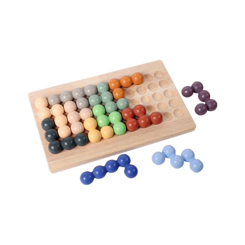 CCCCE madera para niños, cuentas de educación temprana, fuente de sabiduría, cuentas mágicas, inteligencia, razonamiento lógico, rompecabezas, juegos de mesa, juguetes
