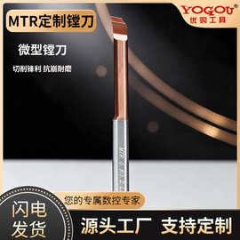 定制MTR微小径镗刀钨钢小镗刀镗削车削内圆硬质合金牙刀非标镗刀