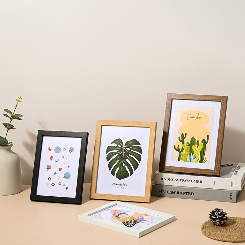 Simple Mdf Material Small Fresh A4 Polaroid Photo Frame Decoration Wall Hanging Table Picture Frame Manufacturer Wholesale Simple Mdf Material Small Fresh A4 Polaroid Photo Frame Decoration Wall Hanging Table Picture Frame Manufacturer Wholesale