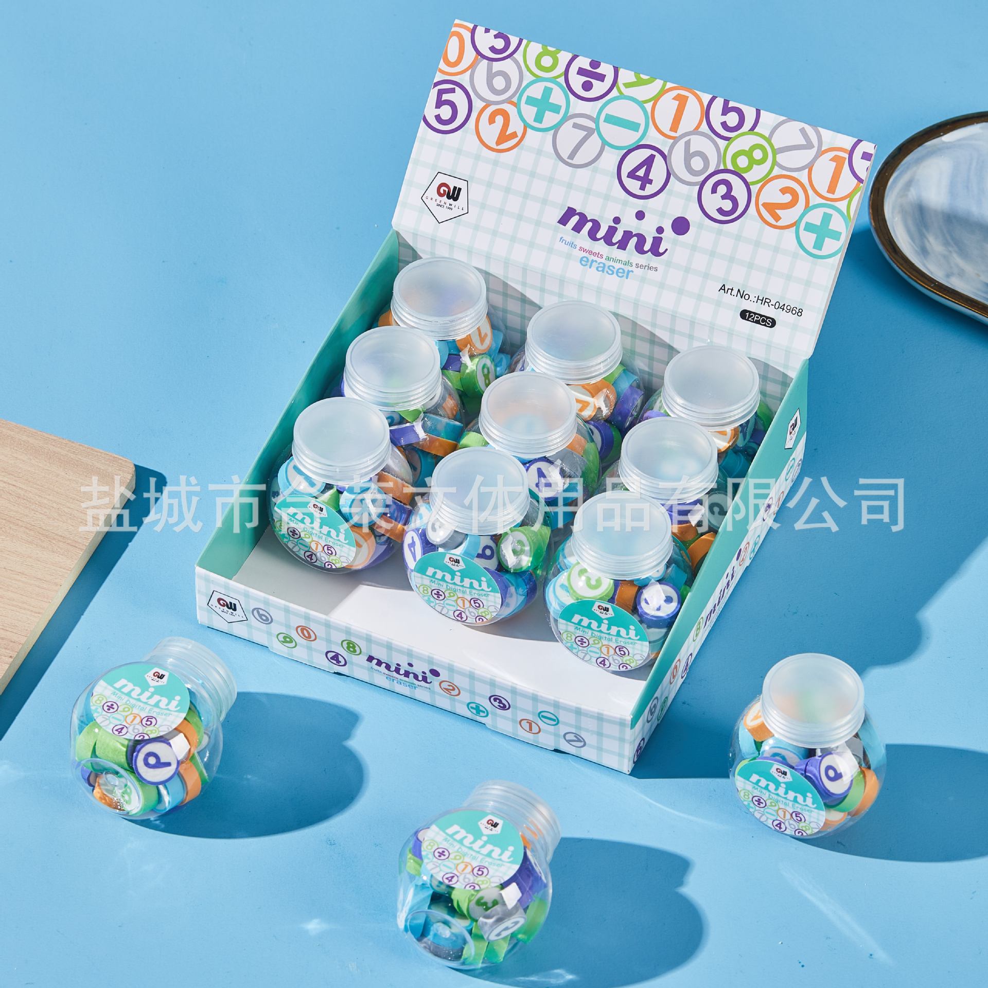 Eraser pequeño mini digital sin escamas, sin marcas para niños lindos dibujos animados mini pequeño Eraser barril