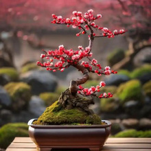 跨境绿植种子盆景花卉种子发财树种子吸甲醛绿萝罗汉松吊兰铜钱草