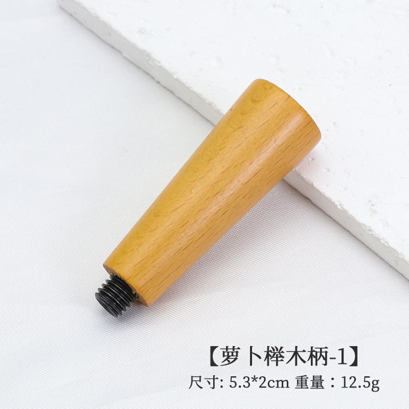 Mango de haya de color europeo Mango de sello de pintura de fuego Mango de madera 8 estilos Mango de madera Pintura de fuego Accesorios de sello de cera Fábrica al por mayor