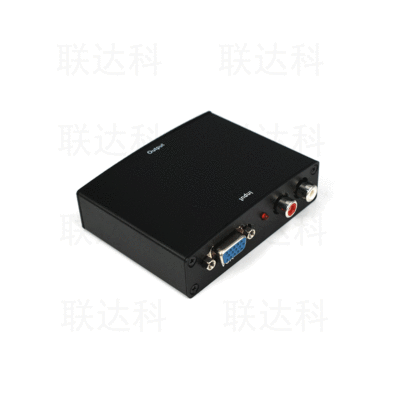 VGA转HDMI转换器 带RCA音频接口 VGA TO HDMI转换线 VGA转换器|ru