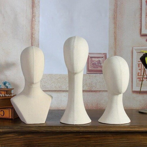 Hat rack model head mold dummy head accessories scarf wig display props can be inserted directly into the needle mold hat rack hat holder
