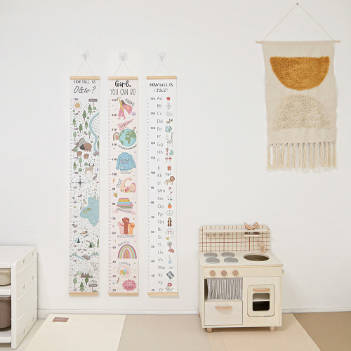INS children's height measurement wall stickers, growth commemoration, children's room decoration wall stickers, baby souvenirs