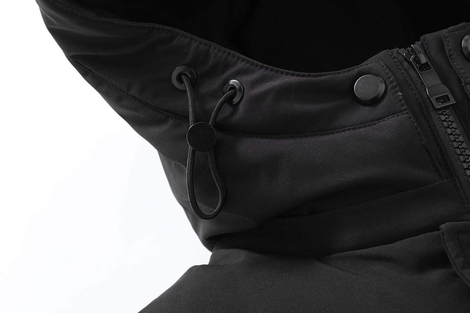 Men's Clothing Thickened long men's Silk cotton jacket winter hat outdoor windproof warm knee length thick men's cotton jacket_voghion.com