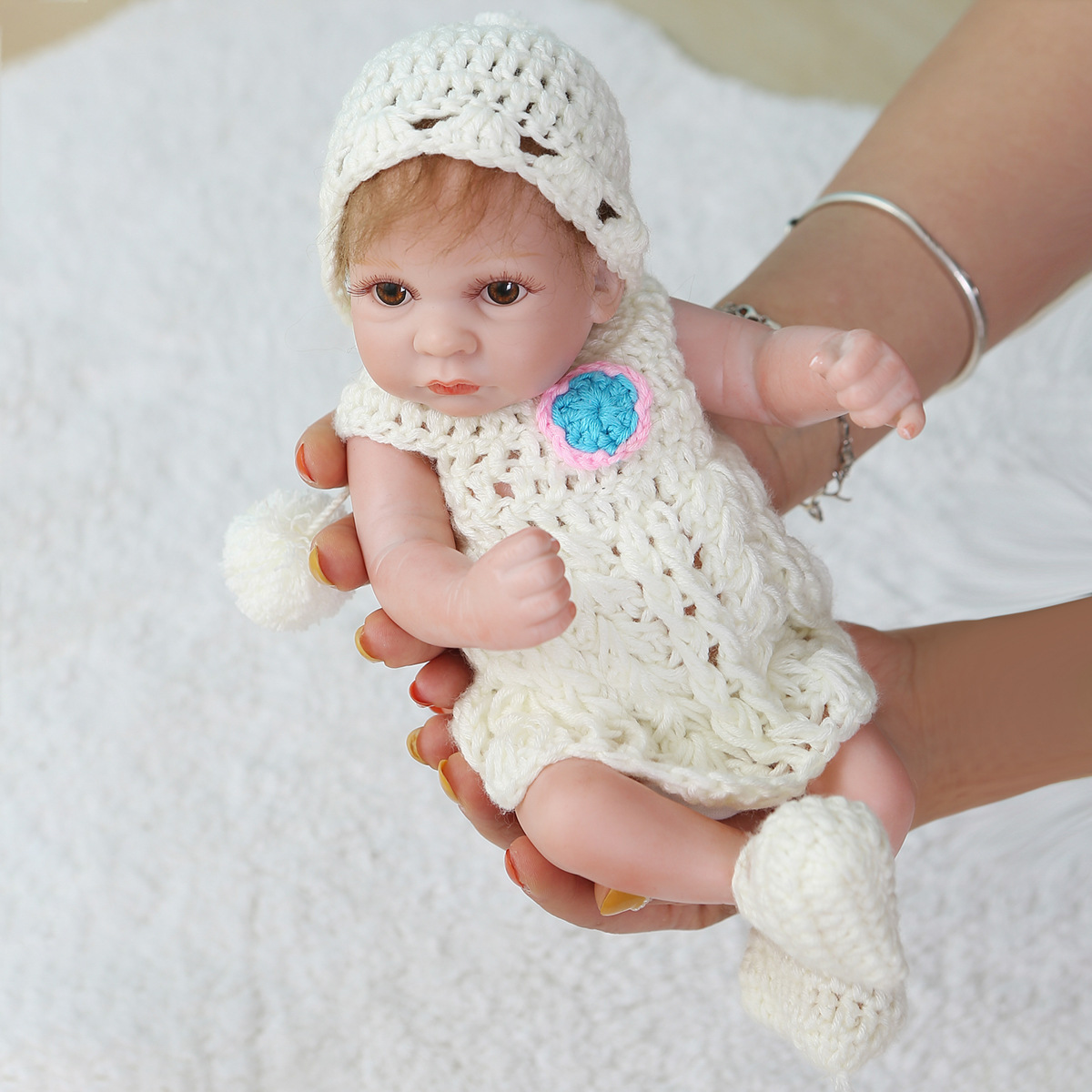 26cm mini muñeca de Palma Linda Comercio exterior e-commerce suministro azul productos del mar entrega de una sola pieza