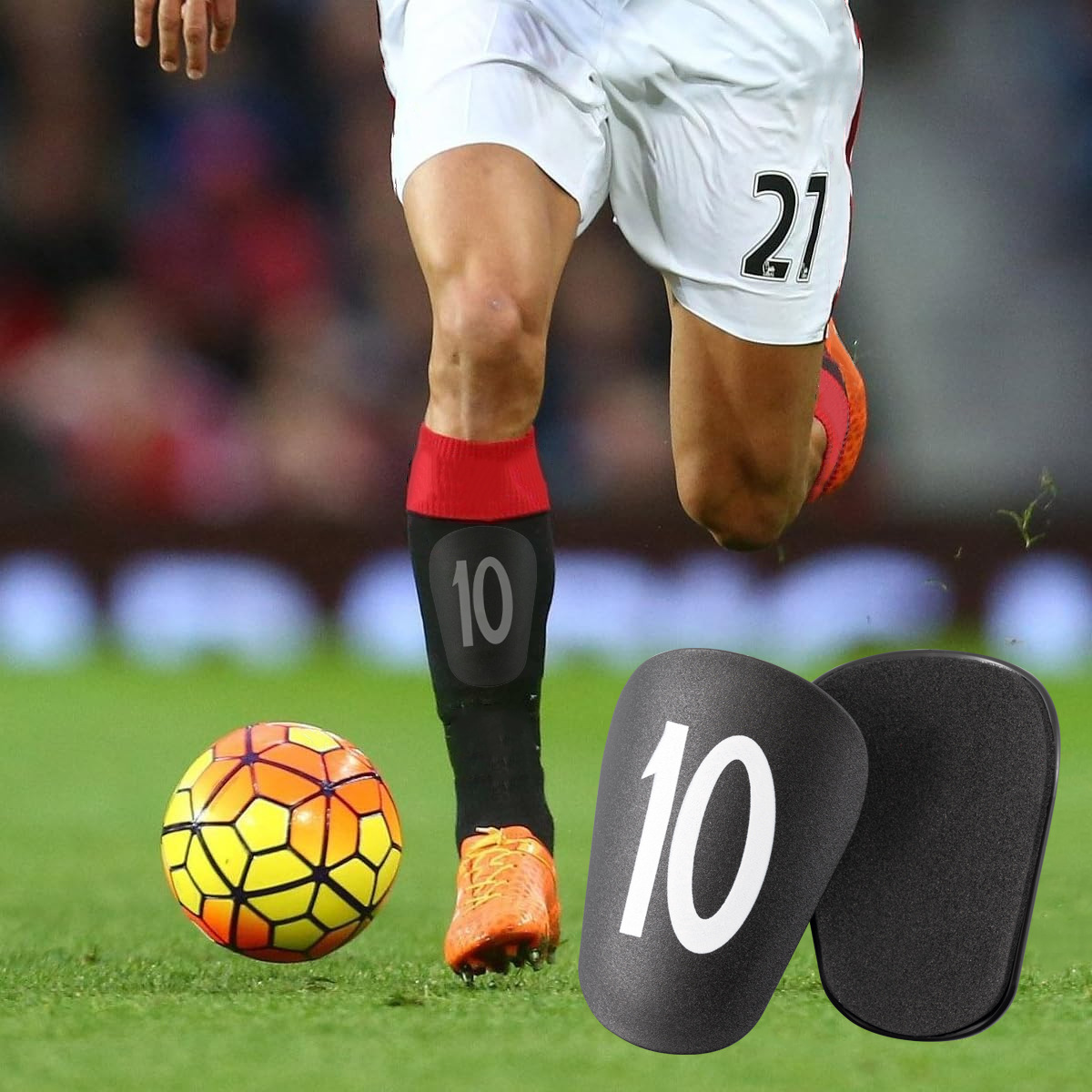 Shin Guard Digital Shin Guards Shinguards Children's Football Inserts Thickened Adult Mini Shin Guards Sports Protective Gear_viptrois.com