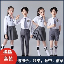 儿童演出服中小学生大合唱团男女诗歌朗诵表演服装幼儿园班服校服