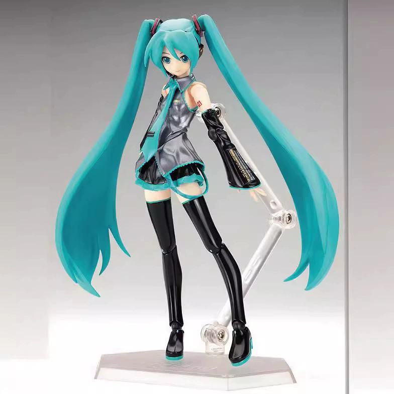 Hikyon Green Mao mikuFigma014 # Многопокое ручное украшение Hikyu Mutong может двигаться аниме