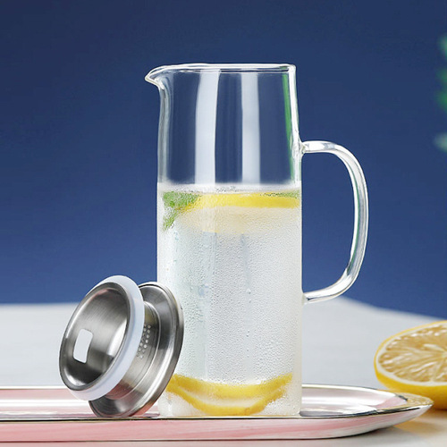 Zhenqi manufacturer wholesale household daily use transparent kettle one-piece dropshipping high borosilicate glass cold kettle cold kettle