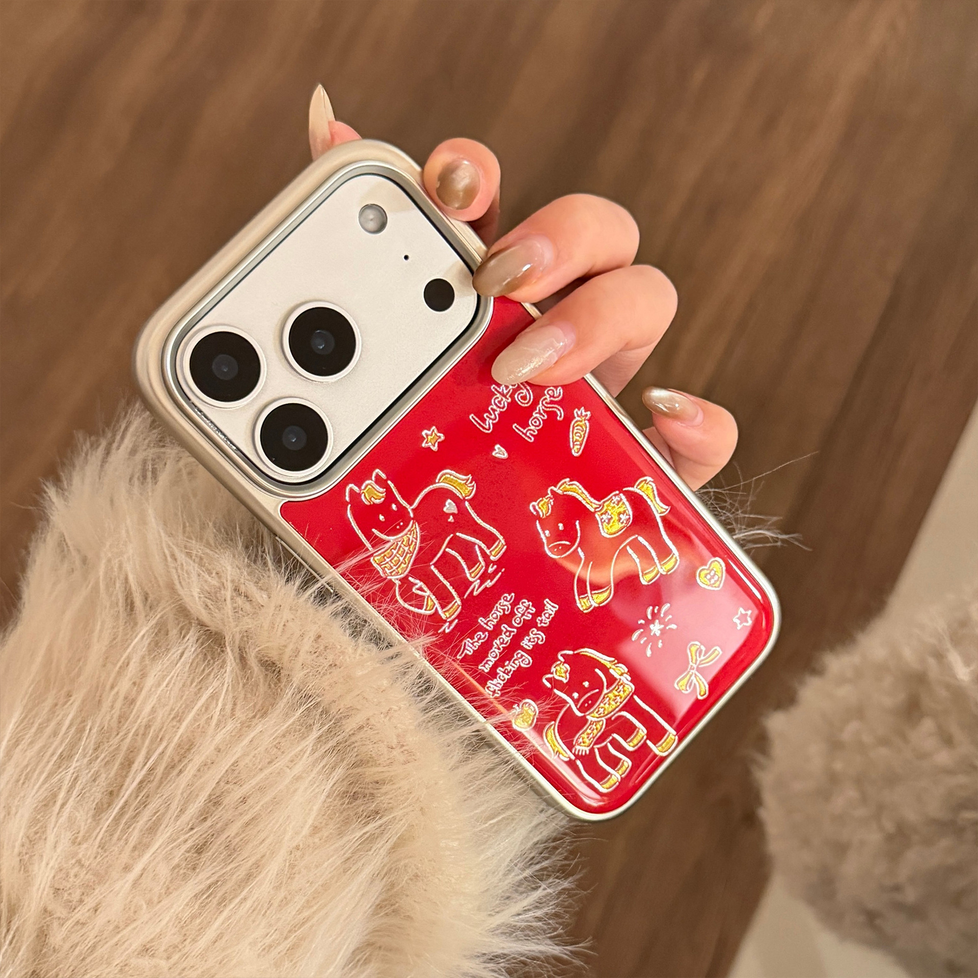 Funda protectora para iphone, carcasa con diseño para apple móvil_voghion.com