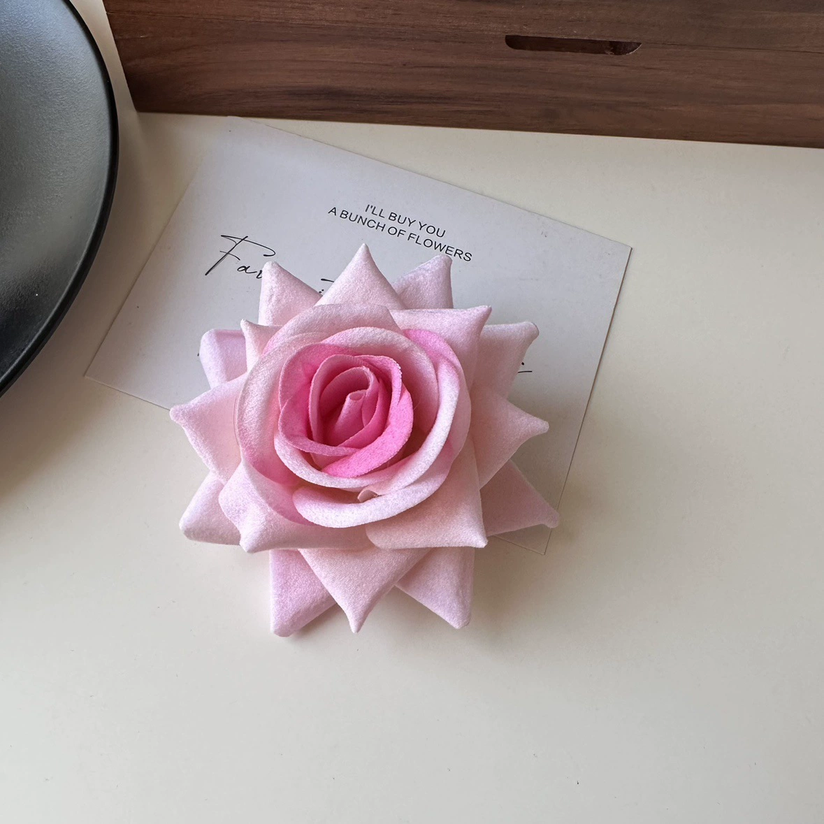 Красная ретро-заколка для волос, невидимка, аксессуар для волос, цветочный узор